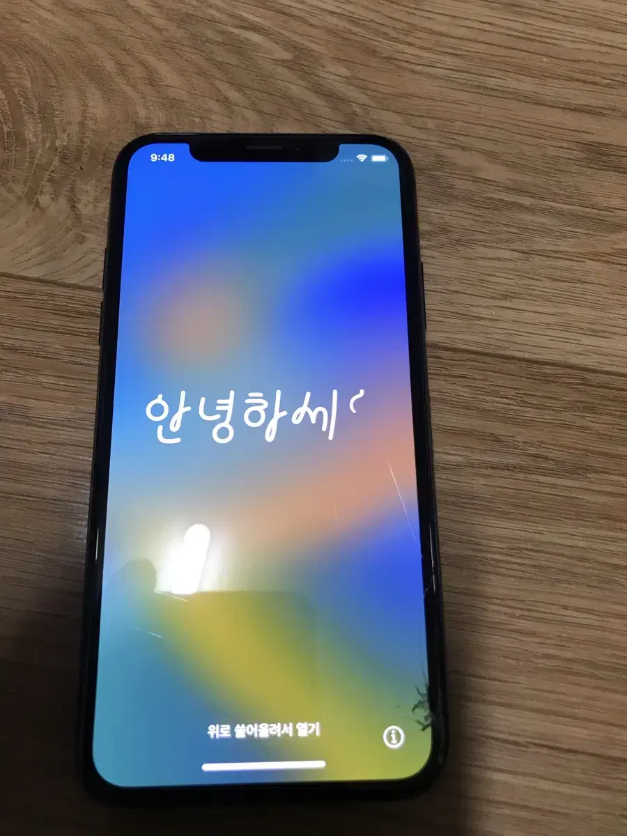 아이폰 x 중고 부품용  iphone x 잠금 화면